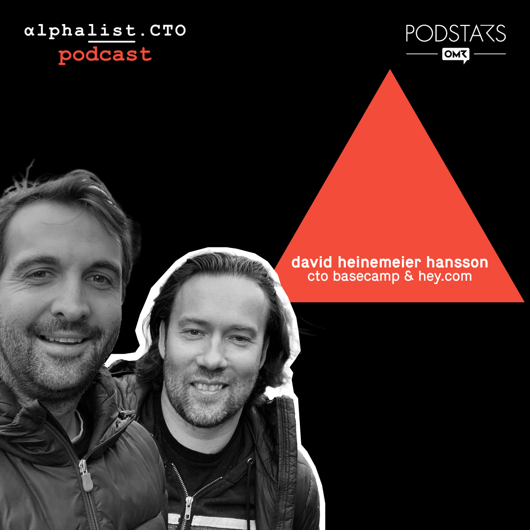 David Heinemeier Hansson // Ruby on Rails Creator and CTO at Basecamp and Hey